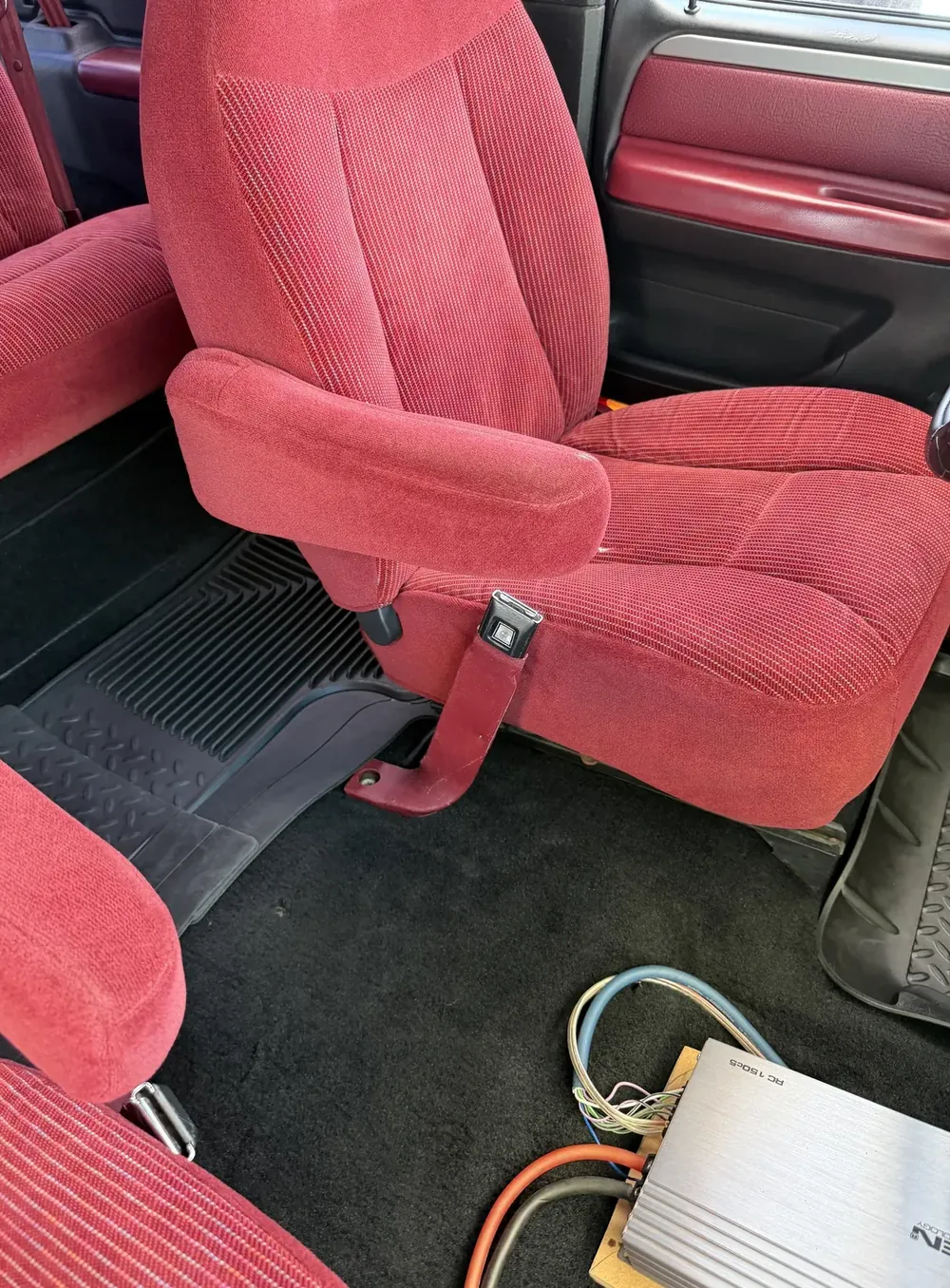 Classic Ford Bronco, carpet, after cleaning